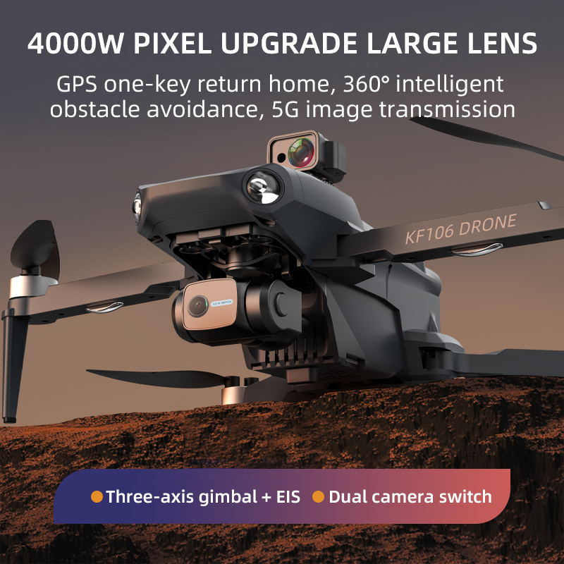 2022 NEW KF106 Max Drone 8K Pr - Drone Surveying recension och pris