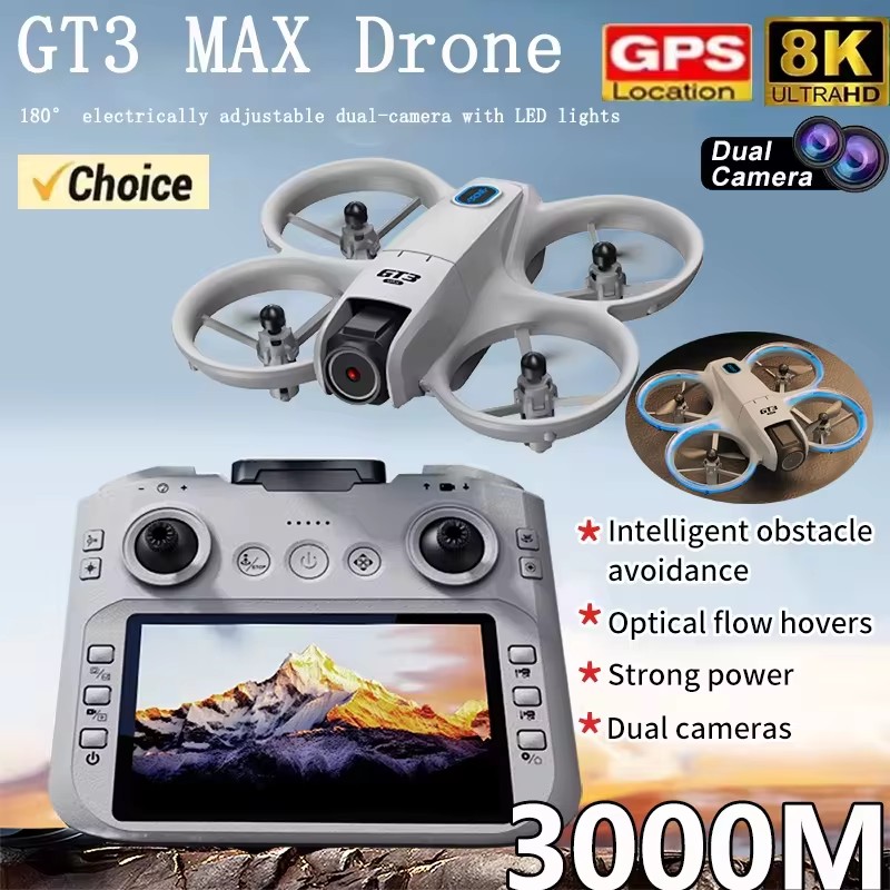 2026 GT3Max HD 8K RC Drone wit - Drone Surveying recension och pris