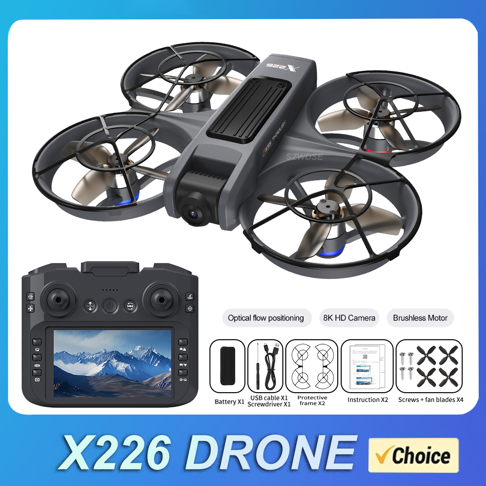NEW X226 RC Drone 2.4G 5G WIFI - Drone Aerial Photography recension och pris