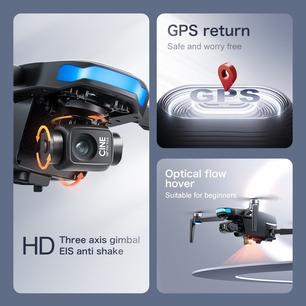 Original S-X1 GPS Drone 8KHD p - Drone Surveying recension och pris