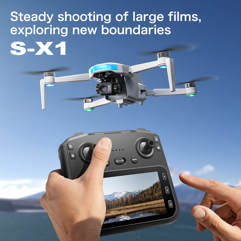 Original S-X1 GPS Drone 8KHD p - Drone Surveying recension och pris